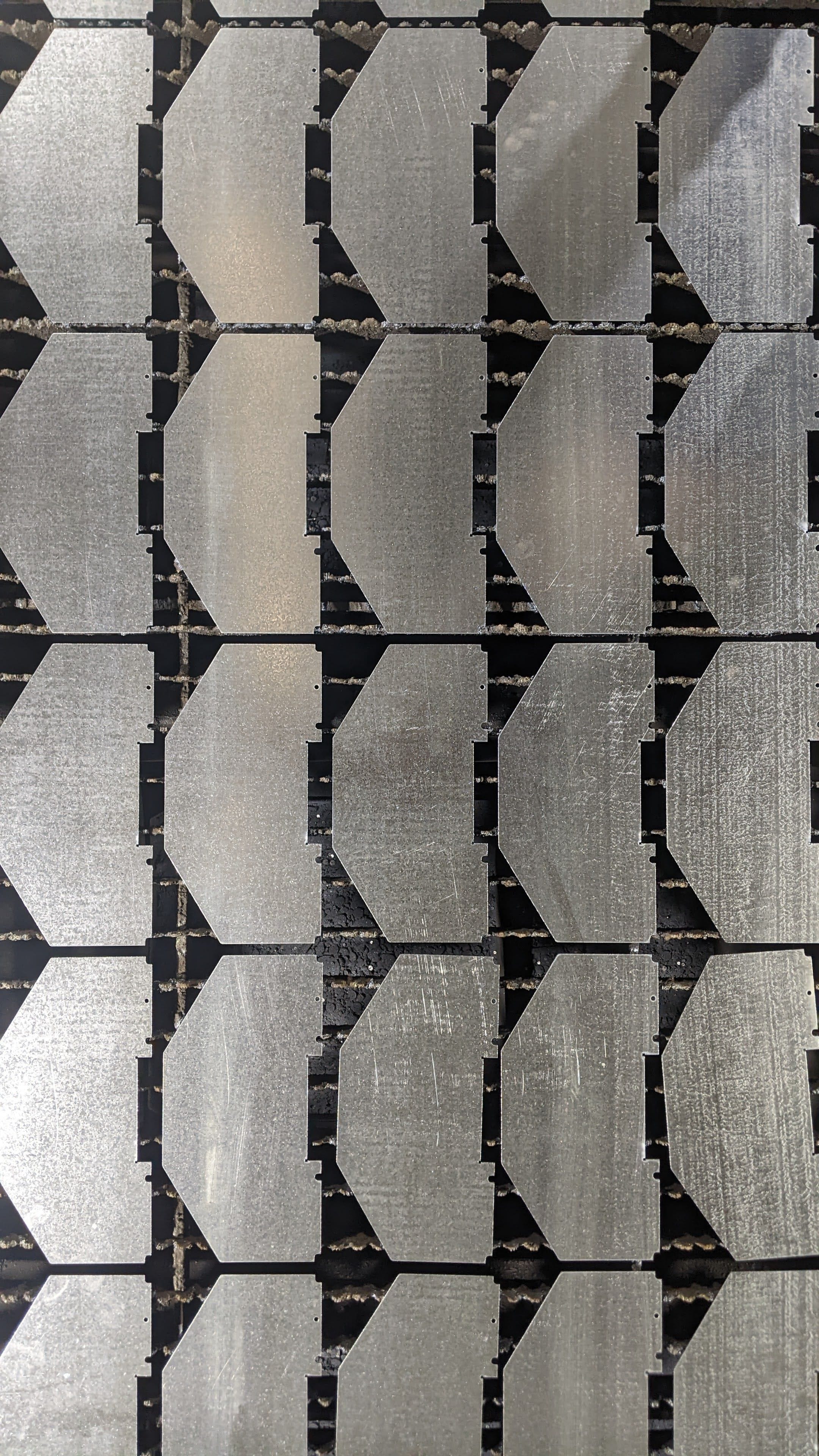 Лазерная резка козырьков из оцинкованной стали 1 мм в Контон