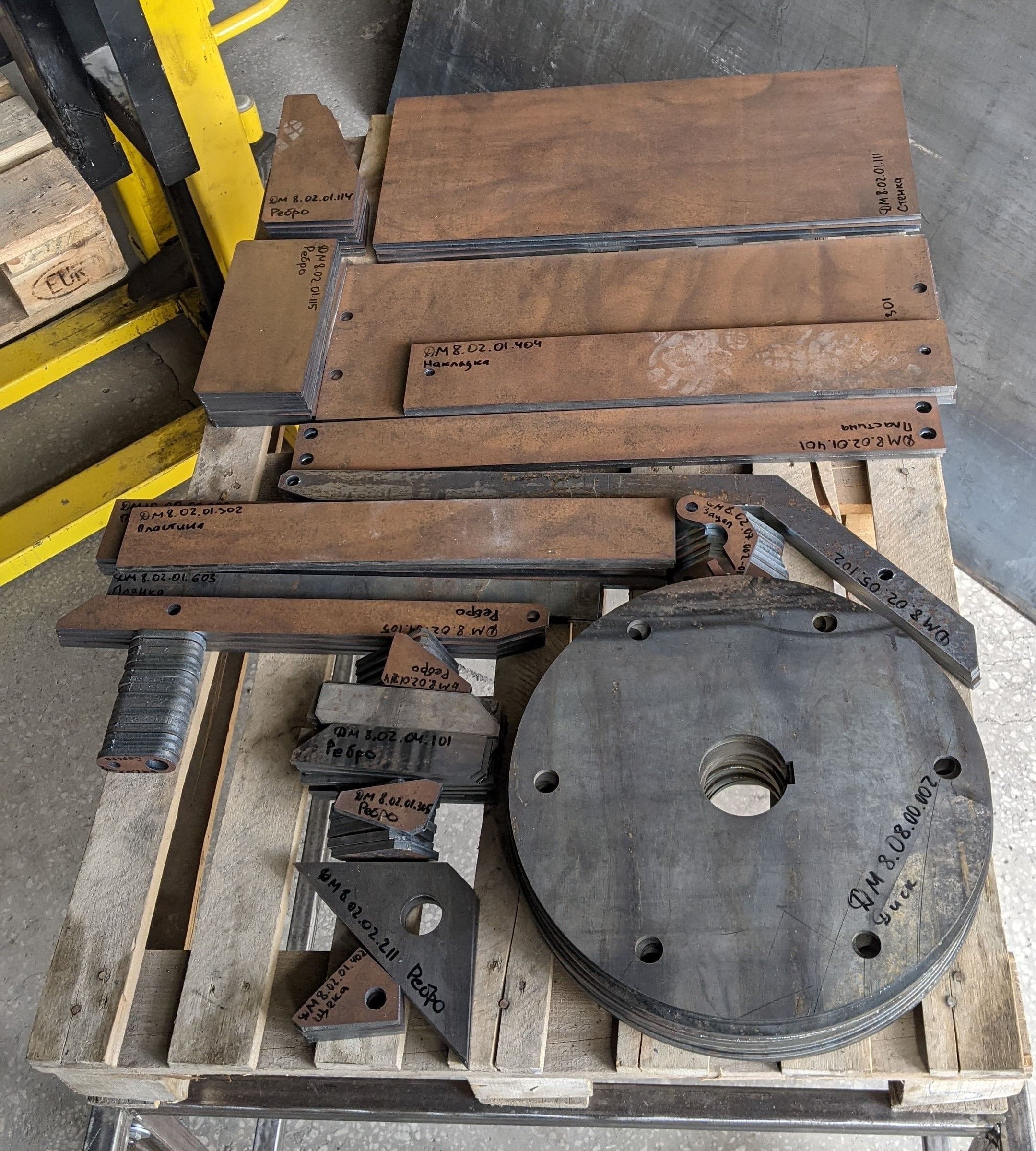 Изготовление пластин, косынок, буртиков и фланцев методом лазерной резки с высокой точностью в Контон